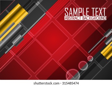 Red abstract background