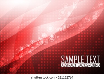 Red abstract background