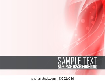 Red abstract background