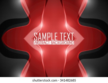 Red abstract background