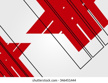 Red abstract background