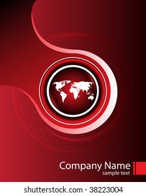 Red abstract background