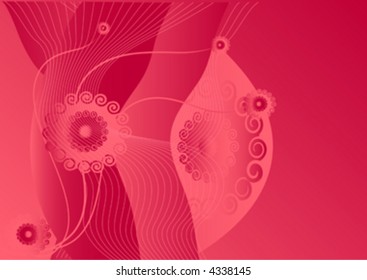 red abstract background