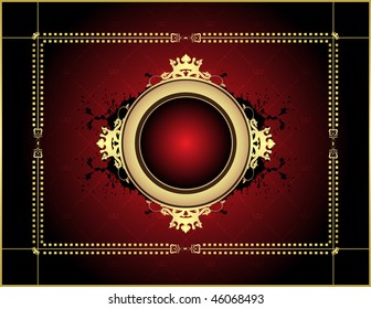 Red abstract background