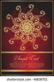 red abstract background