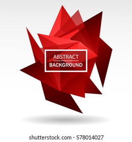 Red abstract background