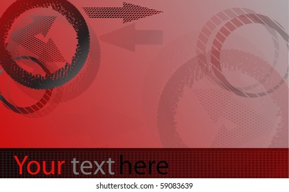 red abstract background
