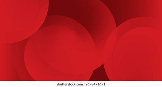 Fondo abstracto rojo. Composición estética de Formas dinámicas. Vector Eps10