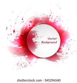 Red abstract background. For banner, poster, web design, advertisement. Vector illustration