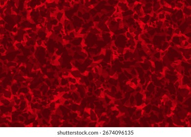 red abstract background with black transparent broken pieces