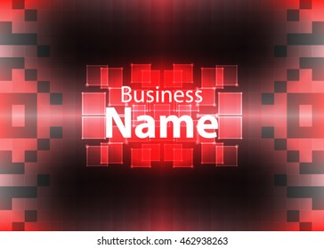 Red abstract background for business card or banner