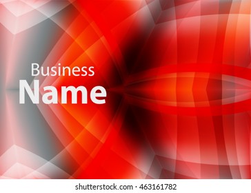 Red abstract background for business card or banner
