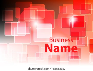 Red abstract background for business card or banner