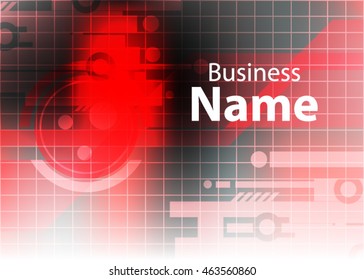 Red abstract background for business card or banner