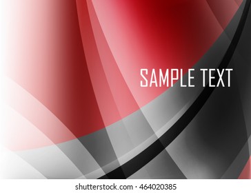 Red abstract background for business card or banner