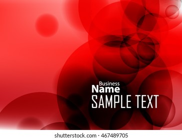 Red abstract background for business card or banner