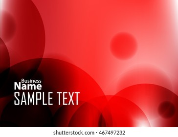 Red abstract background for business card or banner
