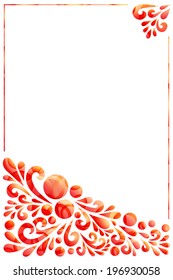 Red abstract background for certificate or others.
