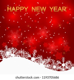 
Red abstract background. Christmas and New Year.