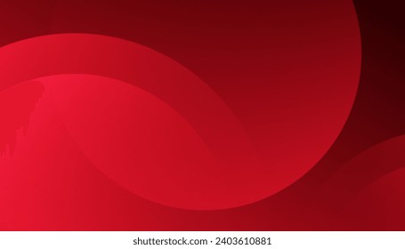 Red abstract background. Circle shapes composition Space. suitable for background, landing page, wallpaper, home screen, theme. vector eps 10
