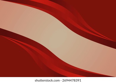 Plano de fundo abstrato vermelho com espaço de cópia. Design vetorial com cores de gradiente.