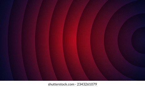 Fondo abstracto rojo con líneas curvas como elemento principal.