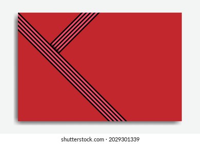 Red abstract background design and black lines. Great background for computer, web, flyer, cover, banner, social media, sales template etc