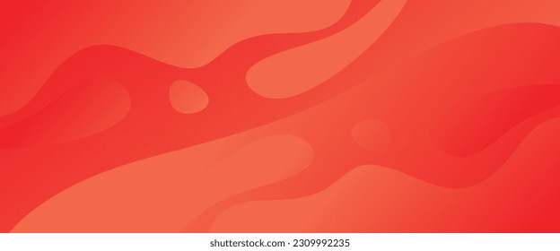 red abstract background for design. Geometric wave liquid shape.