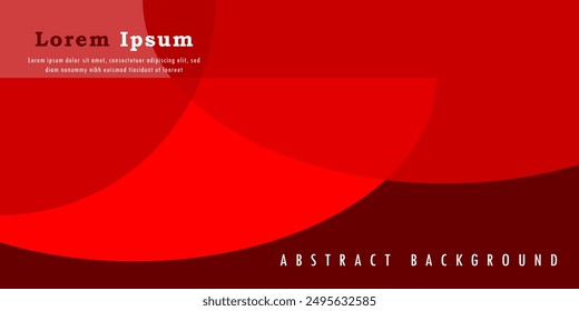 Red abstract background design, geometrict shapes composition with red colour background for website backgrounds, flyers, posters, and digital art projects.