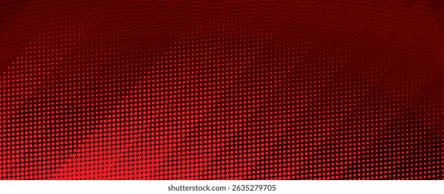 Forma geométrica abstrata vermelha da diagonal do plano de fundo com meio-tom. Vetor texturizado de fibra moderna