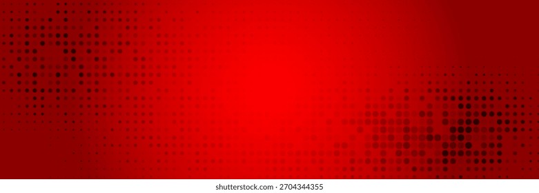Red abstract background diagonal geometric shape with halftone. Modern fiber textured vector	