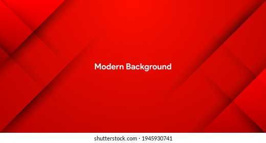 Red abstract background with Dynamic fluid red geometric with colorful gradient background