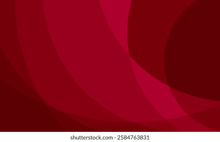 Red abstract background. Dynamic round shape composition. Vector Eps10