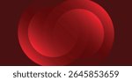 Red abstract background. Dynamic shapes composition modern background