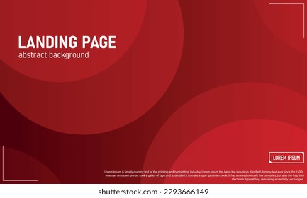 Red abstract background. Dynamic shapes composition.  Abstract background with text line color. Eps10 vector.