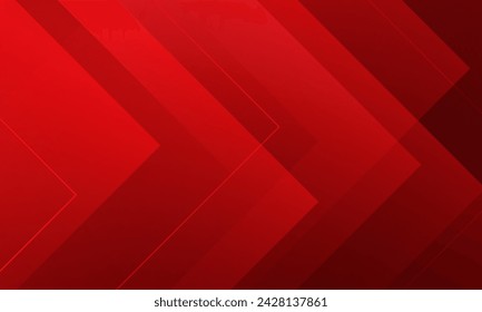 Red abstract background. Dynamic shapes composition. Eps10 vector