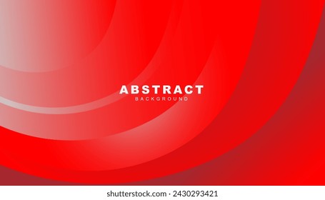 Red abstract background. Dynamic shapes composition