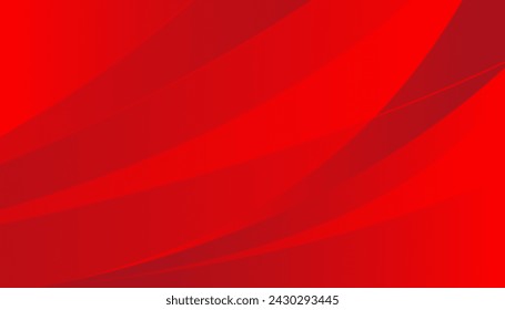 Red abstract background. Dynamic shapes composition