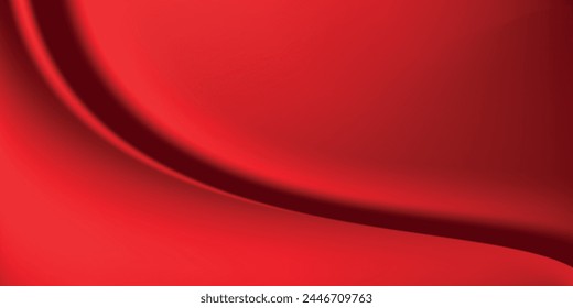 Red abstract background. Dynamic shapes composition. Eps10 vector