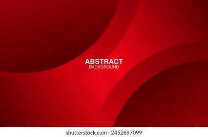 Fondo abstracto rojo. Composición de Formas dinámicas. Vector Eps10