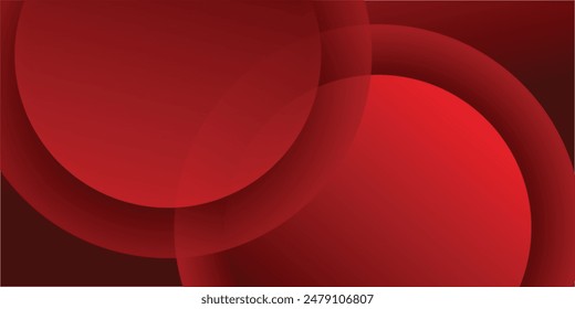 Fondo abstracto rojo. Composición de Formas dinámicas. Vector Eps10