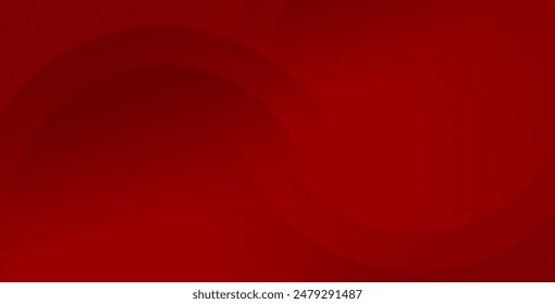 Red abstract background. Dynamic shapes composition.