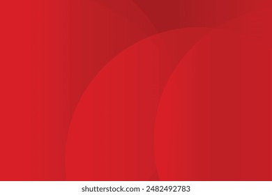 Red abstract background Dynamic shapes composition