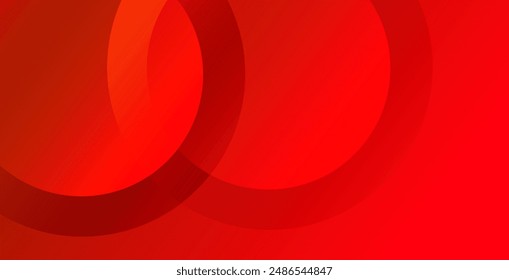 Red abstract background. Dynamic shapes composition.