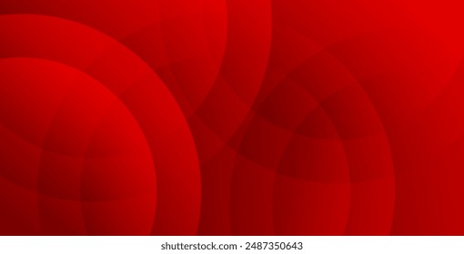 Red abstract background. Dynamic shapes composition.