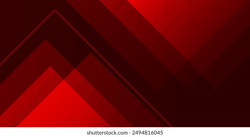 Red abstract background. Dynamic shapes composition. Vector illustration 