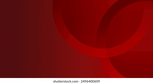 Red abstract background. Dynamic shapes composition. Vector illustration 