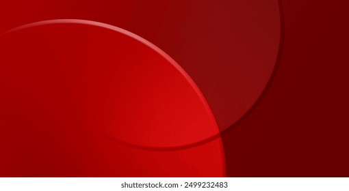 Red abstract background. Dynamic shapes composition.