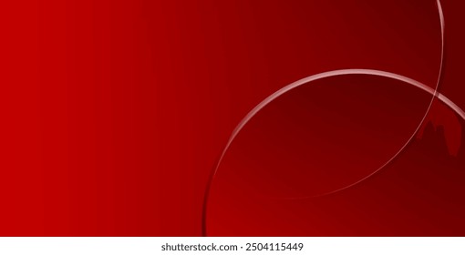 Red abstract background. Dynamic shapes composition.