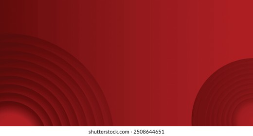Red abstract background. Dynamic shapes composition simple and elegant nice